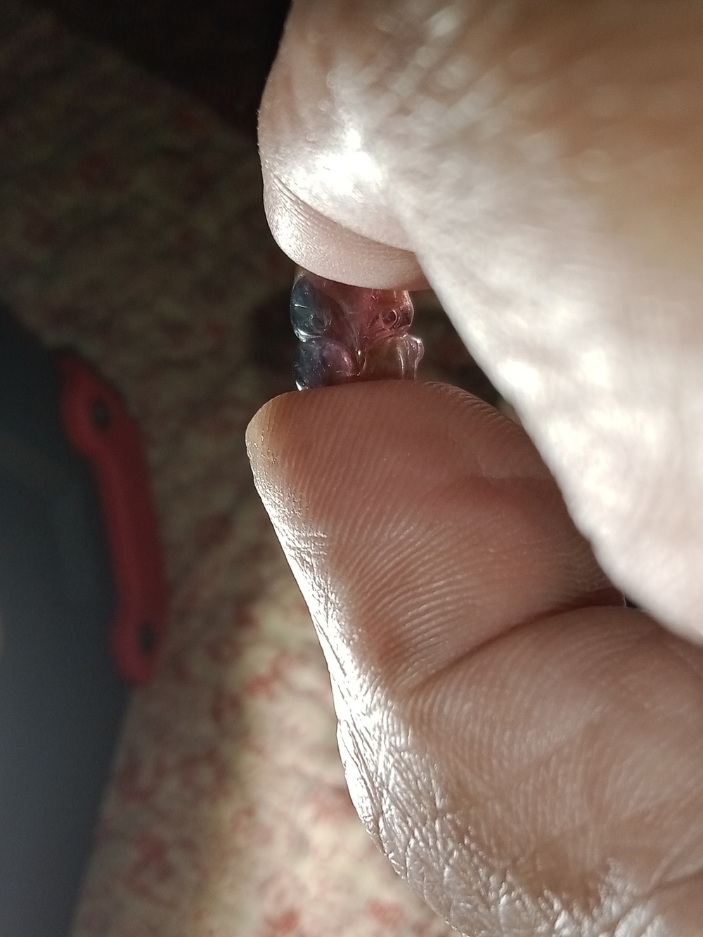 Beautiful Color! Natural 5.0ct Rubellite Tourmaline Fox Pendant